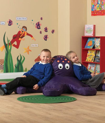 Sea Life Octopus Bean Bag - SENsory Toys4U