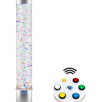 Bubble Tube Tank Tower with Colourful Balls For Sensory Rooms ‚Äö√Ñ√∂‚àö√ë‚àö‚àÇ‚Äö√†√∂‚àö√´‚Äö√†√∂¬¨¬Æ 100cm With Remote Button Controller - SENsory Toys4U