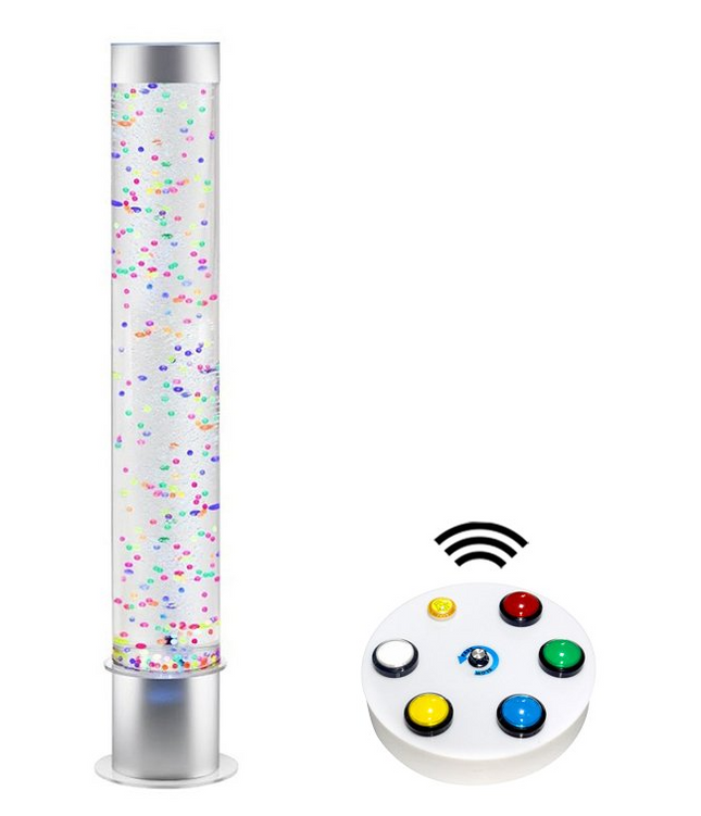 Bubble Tube Tank Tower with Colourful Balls For Sensory Rooms ‚Äö√Ñ√∂‚àö√ë‚àö‚àÇ‚Äö√†√∂‚àö√´‚Äö√†√∂¬¨¬Æ 100cm With Remote Button Controller - SENsory Toys4U