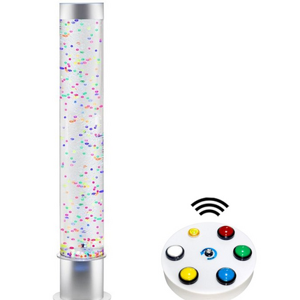 Extra Wide Bubble Tube ‚Äö√Ñ√∂‚àö√ë‚àö‚àÇ‚Äö√†√∂‚àö√´‚Äö√†√∂¬¨¬Æ with Floating Balls and Remote 1.5m Tall x 30cm Diameter - SENsory Toys4U