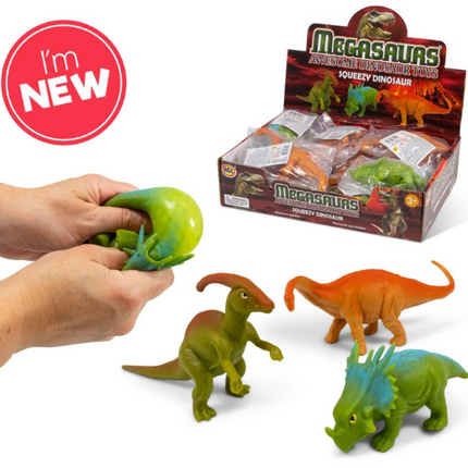 SQUEEZY BEAD BALL DINOSAURS - SENsory Toys4U