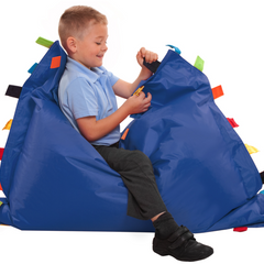 Touch Tags Bean Bag Floor Cushion - SENsory Toys4U