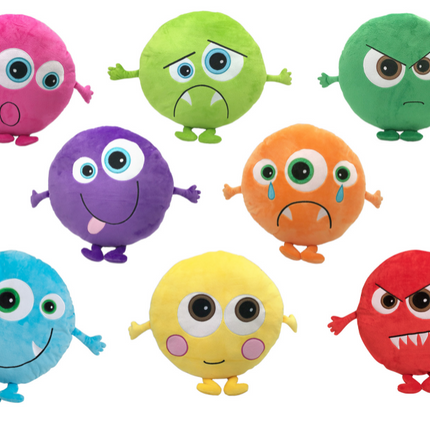 Monster Emotion Cushions - SENsory Toys4U