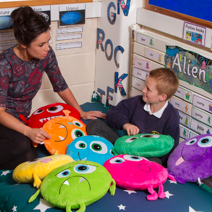 Monster Emotion Cushions - SENsory Toys4U