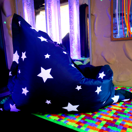 Star Print Floor Cushion - SENsory Toys4U