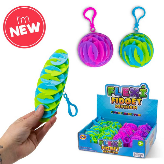 Flexi Fidget Keychain - SENsory Toys4U