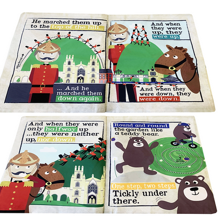 Nursery Times Crinkly Newspaper - Nursery Rhymes 3 - SENsory Toys4U
