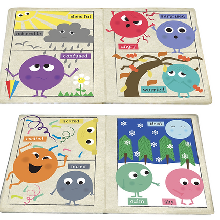 Nursery Times Crinkly Newspaper - Rainbow of Emotions - SENsory Toys4U