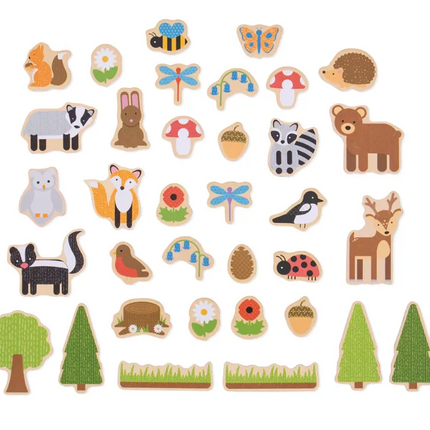 Woodland Magnets - SENsory Toys4U