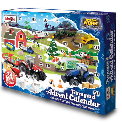 Mini Working Machines - Farm Advent Calendar - SENsory Toys4U