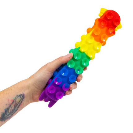 Axolotl Light Up Suction Push Popper Large - SENsory Toys4U