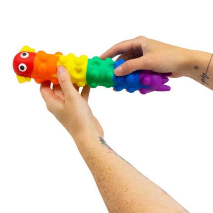 Axolotl Light Up Suction Push Popper Large - SENsory Toys4U