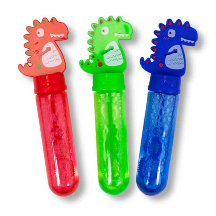 3pk Dinosaur Mini Bubble Wands - SENsory Toys4U