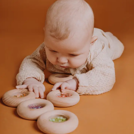 Petit Boum Sensory Toy Donut (Oranges) - SENsory Toys4U