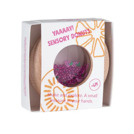 Petit Boum Sensory Toy Donut (Grapes) - SENsory Toys4U