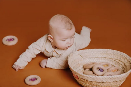 Petit Boum Sensory Toy Donut (Grapes) - SENsory Toys4U