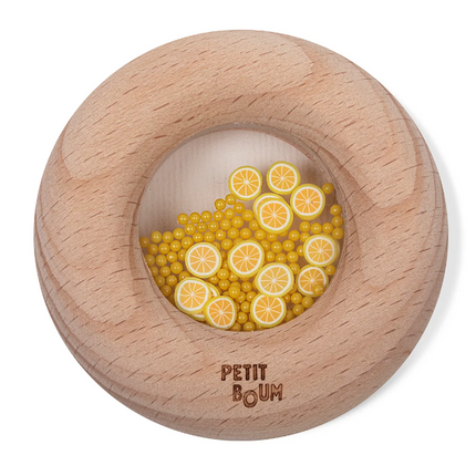 Petit Boum Sensory Toy Donut (Lemons) - SENsory Toys4U