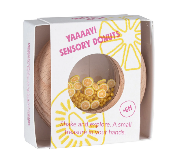 Petit Boum Sensory Toy Donut (Lemons) - SENsory Toys4U