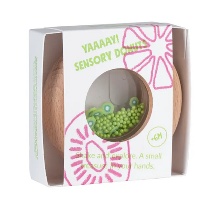 Petit Boum Sensory Toy Donut (Kiwis) - SENsory Toys4U