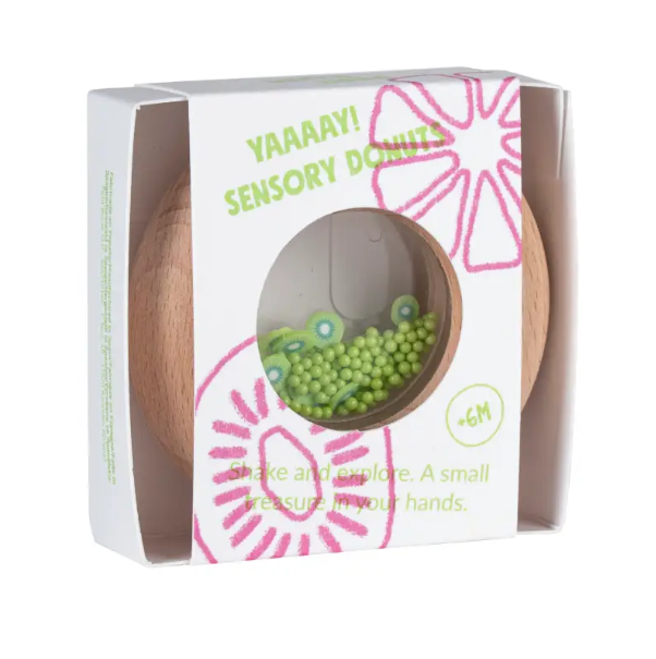 Petit Boum Sensory Toy Donut (Kiwis) - SENsory Toys4U