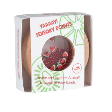 Petit Boum Sensory Toy Donut (Watermelon) - SENsory Toys4U
