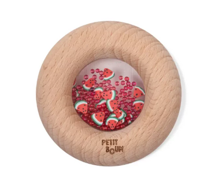 Petit Boum Sensory Toy Donut (Watermelon) - SENsory Toys4U