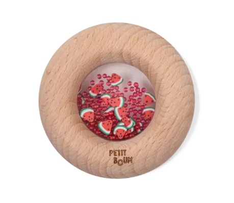 Petit Boum Sensory Toy Donut (Watermelon) - SENsory Toys4U