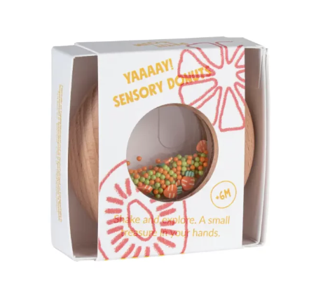 Petit Boum Sensory Toy Donut (Carrots) - SENsory Toys4U