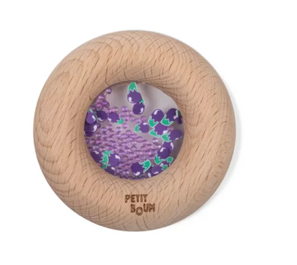 Petit Boum Sensory Toy Donut (Eggplants) - SENsory Toys4U