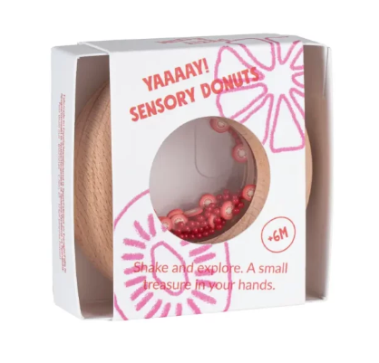 Petit Boum Sensory Toy Donut (Tomatoes) - SENsory Toys4U