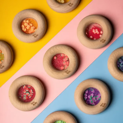 Petit Boum Sensory Toy Donut (Tomatoes) - SENsory Toys4U