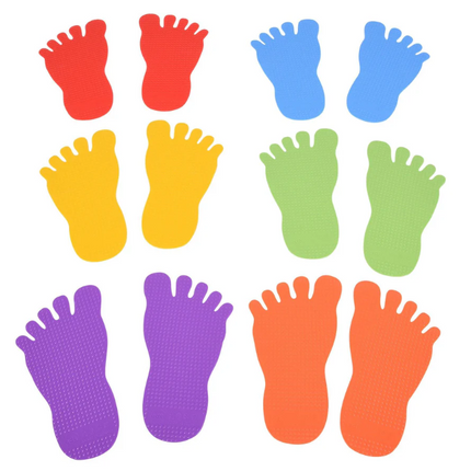 Foot Marks - 6 Pairs - SENsory Toys4U
