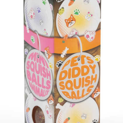 3PK ScunchyHeroes Pets Diddy Squish Ball - SENsory Toys4U
