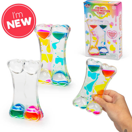 Heart Liquid Motion Timer - SENsory Toys4U