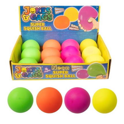 Neon Super Squish Ball - SENsory Toys4U