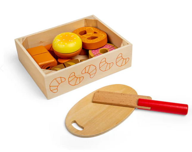 Cutting Bread and Pastries Crate