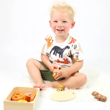 Cutting Bread and Pastries Crate