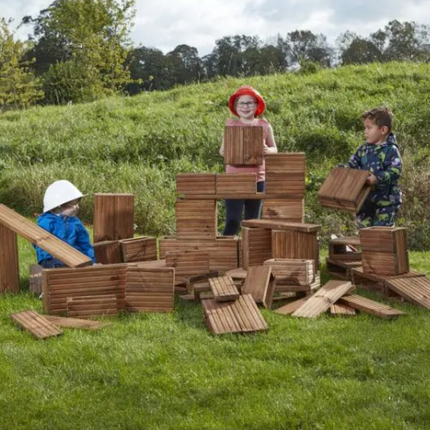 Deckciting Blocks Builders Yard Pack - Pack of 75