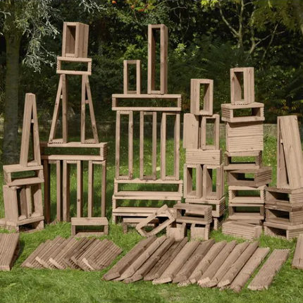 Deckciting Blocks Builders Yard Pack - Pack of 75