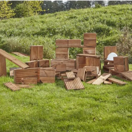 Deckciting Blocks Builders Yard Pack - Pack of 75