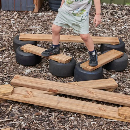 Tyre Walking Planks - Set of 6