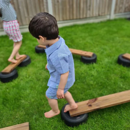 Tyre Walking Planks - Set of 6