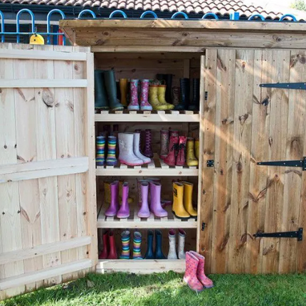 Wellington Boots Storage Shed