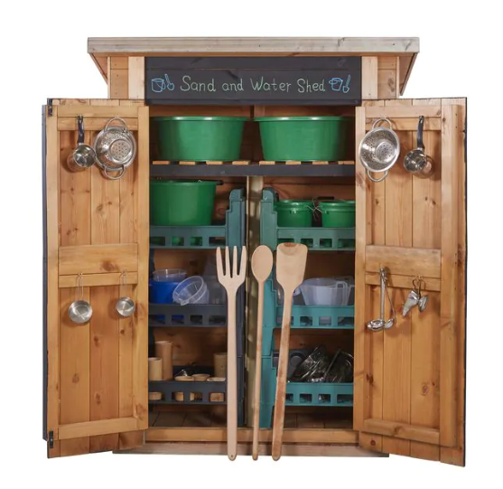 Curriculum Shed - Sand & Water Shed