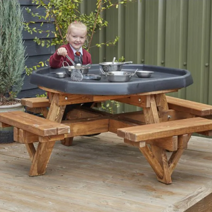 Tuff Spot Tray Picnic Bench - 8 Seater