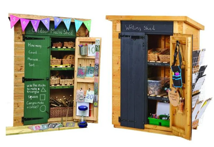 Curriculum Sheds - Maths & Writing Sheds - Set of 2