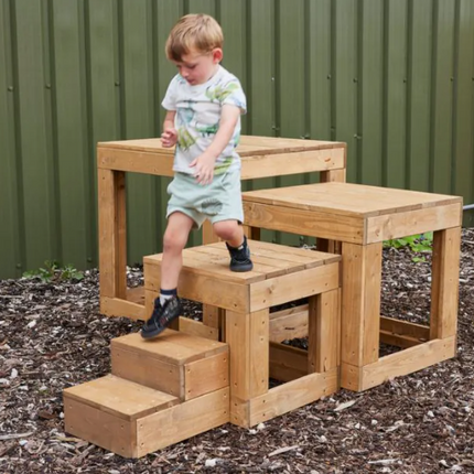 Giant Cube Blocks Nest - 4 Piece Set