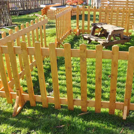 Self Standing Picket Fences - Pack of 2