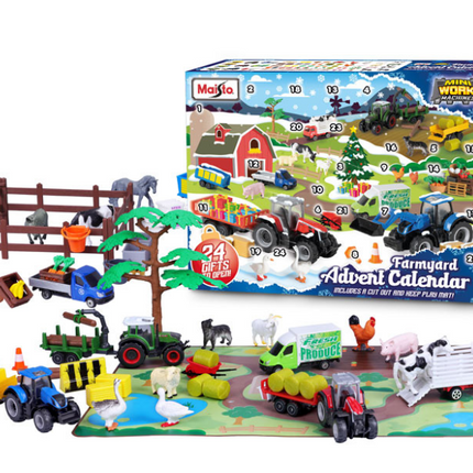 Mini Working Machines - Farm Advent Calendar - SENsory Toys4U