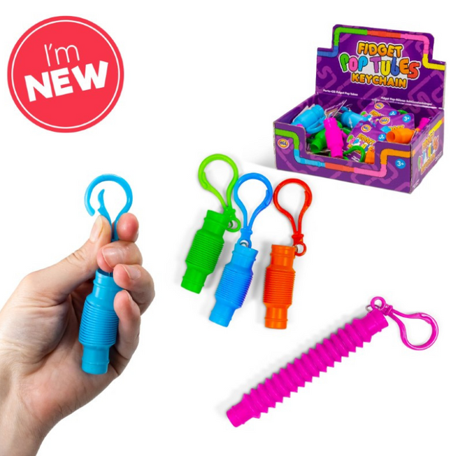 MINI POP TUBES KEYRING - SENsory Toys4U